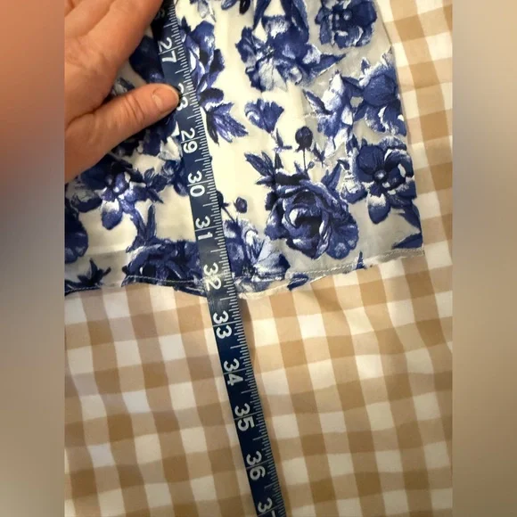 Alice and Olivia blue flor dress size 6 - Picture 2 of 5